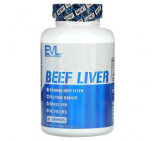 Для пищеварительной системы EVLution Nutrition, Говяжья печень, 750 мг, 120 капсул