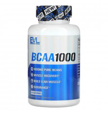 EVLution Nutrition, BCAA1000, 500 mg, 60 Veggie Capsules