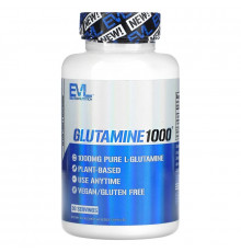 EVLution Nutrition, Glutamine 1000, 60 Veggie Capsules