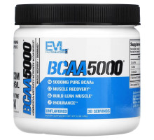 EVLution Nutrition, BCAA5000, Unflavored, 5,000 mg, 5.3 oz (150 g)