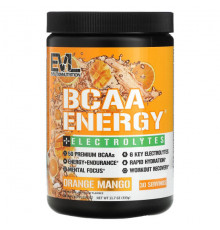 Электролиты EVLution Nutrition, BCAA Energy Plus, электролиты, апельсин и манго, 333 г (11,7 унции)