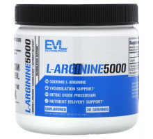 Аминокислоты EVLution Nutrition, L-аргинин 500, без добавок, 5000 мг, 150 г (5,3 унции)
