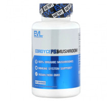 Грибы EVLution Nutrition, Гриб кордицепс, 60 растительных капсул