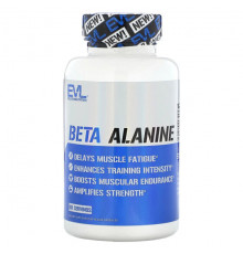 Аминокислоты EVLution Nutrition, Бета-аланин, 60 растительных капсул