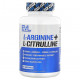 Аминокислоты EVLution Nutrition, L-аргинин + L-цитруллин`` 120 растительных капсул