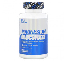 Магний EVLution Nutrition, Глюконат магния, 60 таблеток