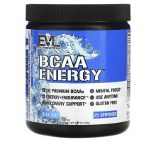 Аминокислоты EVLution Nutrition, BCAA Energy, Blue Raz, 225 г (7,94 унции)