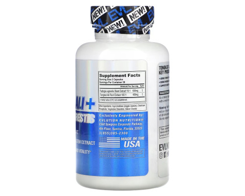 EVLution Nutrition, эврикома длиннолистая + фадогия агрестис, 60 вегетарианских капсул EVLution Nutrition, эврикома длиннолистая + фадогия агрестис, 60 вегетарианских капсул