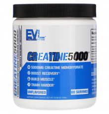 EVLution Nutrition, Creatine5000, Unflavored, 10.6 oz (300 g)