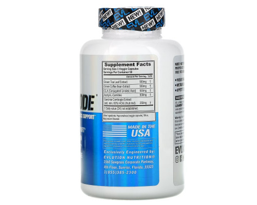 EVLution Nutrition, Lean Mode, Без Стимуляторов, 150 капсул EVLution Nutrition, Lean Mode, Без Стимуляторов, 150 капсул