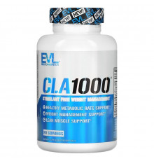 EVLution Nutrition, CLA 1000, 90 Мягких Желатиновых Капсул