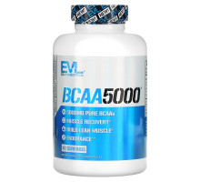 EVLution Nutrition, BCAA5000, 240 Capsules