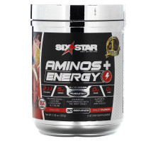 Six Star, Elite Series, Aminos + Energy, Fruit Punch, 7.29 oz (207 g)