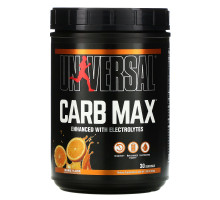 Universal Nutrition, Carb Max, Replenish Glycogen & Electrolytes, Orange, 1.39 lb (632 g)