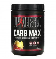 Universal Nutrition, Carb Max, Replemish Glycogen & Electrolytes, Fruit Punch, 1.39 lb (632 g)