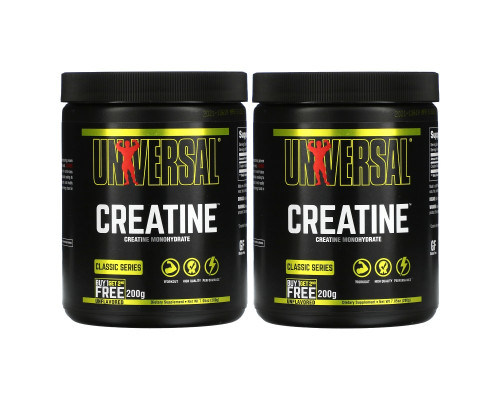 Universal Nutrition Креатин 2 банки каждая по 200 г