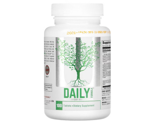 Universal Nutrition, Daily Formula, The Everyday Multi-Vitamin, 100 Tablets Universal Nutrition, Daily Formula, The Everyday Multi-Vitamin, 100 Tablets