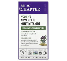 New Chapter, Every Woman, мультивитамины, 72 таблеток