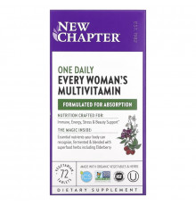 New Chapter, Мультивитамины для женщин для ежедневного применения, 72 таблетки