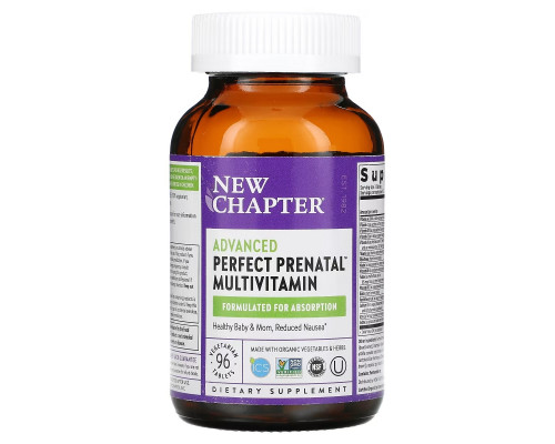 New Chapter, Advanced Perfect Prenatal Multivitamin, 96 Vegetarian Tablets New Chapter, Advanced Perfect Prenatal Multivitamin, 96 Vegetarian Tablets