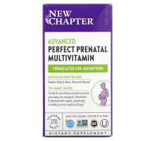 New Chapter, Advanced Perfect Prenatal Multivitamin, 270 Vegetarian Tablets