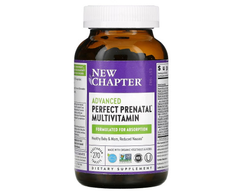 New Chapter, Advanced Perfect Prenatal Multivitamin, 270 Vegetarian Tablets New Chapter, Advanced Perfect Prenatal Multivitamin, 270 Vegetarian Tablets