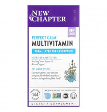 New Chapter, Мультивитамины Perfect Calm, 144 таблетки