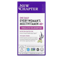 New Chapter, Ежедневные мультивитамины  для женщин от 40 и старше , 72 таблетки