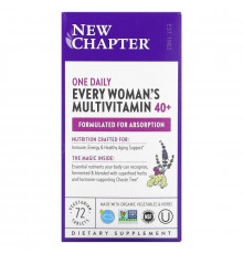 New Chapter, Ежедневные мультивитамины  для женщин от 40 и старше , 72 таблетки