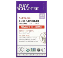 New Chapter, Bone Strength Take Care, комплекс по уходу за костными тканями, 60 плоских таблеток