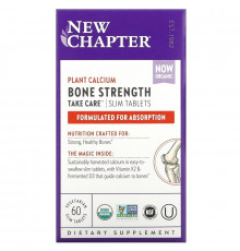 New Chapter, Bone Strength Take Care, комплекс по уходу за костными тканями, 60 плоских таблеток