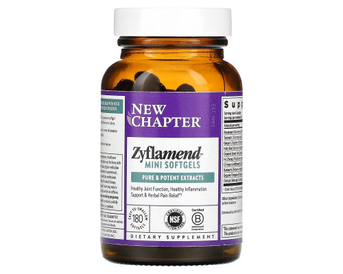 New Chapter, Zyflamend, 180 Mini Softgels New Chapter, Zyflamend, 180 Mini Softgels