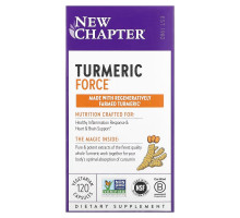 New Chapter, Растительные капсулы Turmeric Force, 120 шт.
