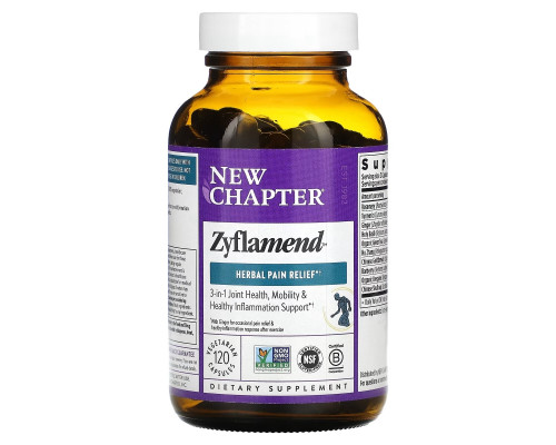 New Chapter, Zyflamend, 120 Vegetarian Capsules New Chapter, Zyflamend, 120 Vegetarian Capsules