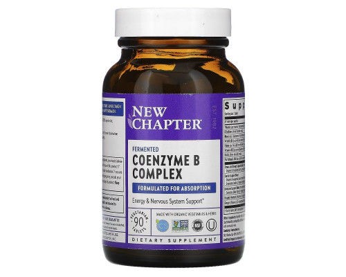 New Chapter, Coenzyme B Food Complex, 90 Vegetarian Tablets New Chapter, Coenzyme B Food Complex, 90 Vegetarian Tablets