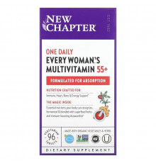 New Chapter, 55+ Every Woman's One Daily Multi, 96 Veggie Tabs
