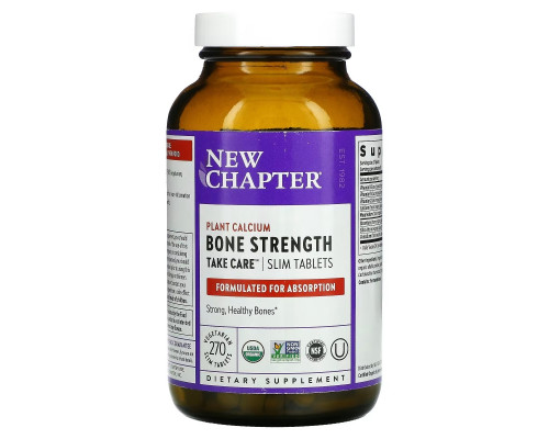 New Chapter, Bone Strength Take Care, 270 таблеток New Chapter, Bone Strength Take Care, 270 таблеток