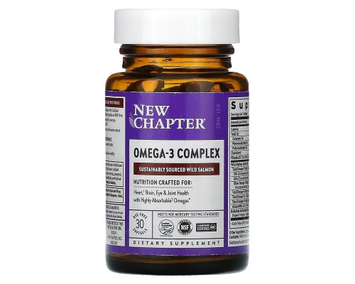 New Chapter, Omega-3 Complex, 30 Softgels