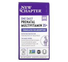 New Chapter, One Daily Prenatal Multivitamin 35+, 30 Vegetarian Tablets