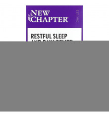 Болеутоляющие и противовоспалительные средства New Chapter, Успокаивающий сон и обезболивающее, мелатонин и имбирь, 30 вегетарианских капсул