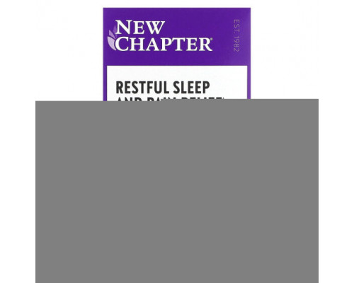 Болеутоляющие и противовоспалительные средства New Chapter, Успокаивающий сон и обезболивающее, мелатонин и имбирь, 30 вегетарианских капсул Болеутоляющие и противовоспалительные средства New Chapter, Успокаивающий сон и обезболивающее, мелатонин и имбирь, 30 вегетарианских капсул
