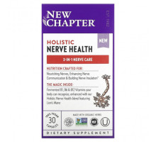 Растительные экстракты и настойки New Chapter, Holistic Nerve Health, 30 капсул