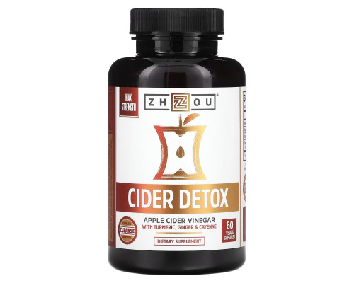 Zhou Nutrition, Max Strength Cider Detox, 60 Veggie Capsules Zhou Nutrition, Max Strength Cider Detox, 60 Veggie Capsules