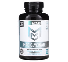 Zhou Nutrition, Магний глицинат, 87 мг, 180 капсул