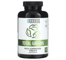 Суперфуды Zhou Nutrition, Total Greens, 120 таблеток