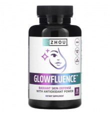 Для здоровья кожи Zhou Nutrition, Glowfluence, 30 капсул