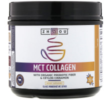 Zhou Nutrition, MCT Collagen, Natural Vanilla, 13.4 oz (379 g)