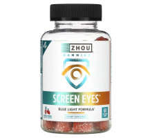 Zhou Nutrition, Screen Eyes, Tropical Mango, 60 Vegetarian Gummies