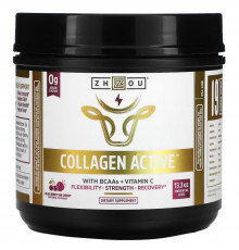 Zhou Nutrition, Collagen Active, Black Berry Cherry, 13.8 oz (378 g)