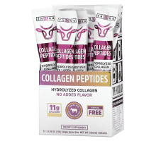 Zhou Nutrition, Collagen Peptides, Hydrolyzed Protein, Unflavored, 15 Stix, 0.39 oz (11 g) Each